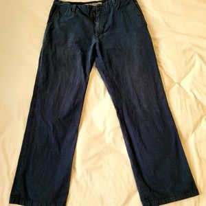 Old Navy Blue Striped Pants 32x30